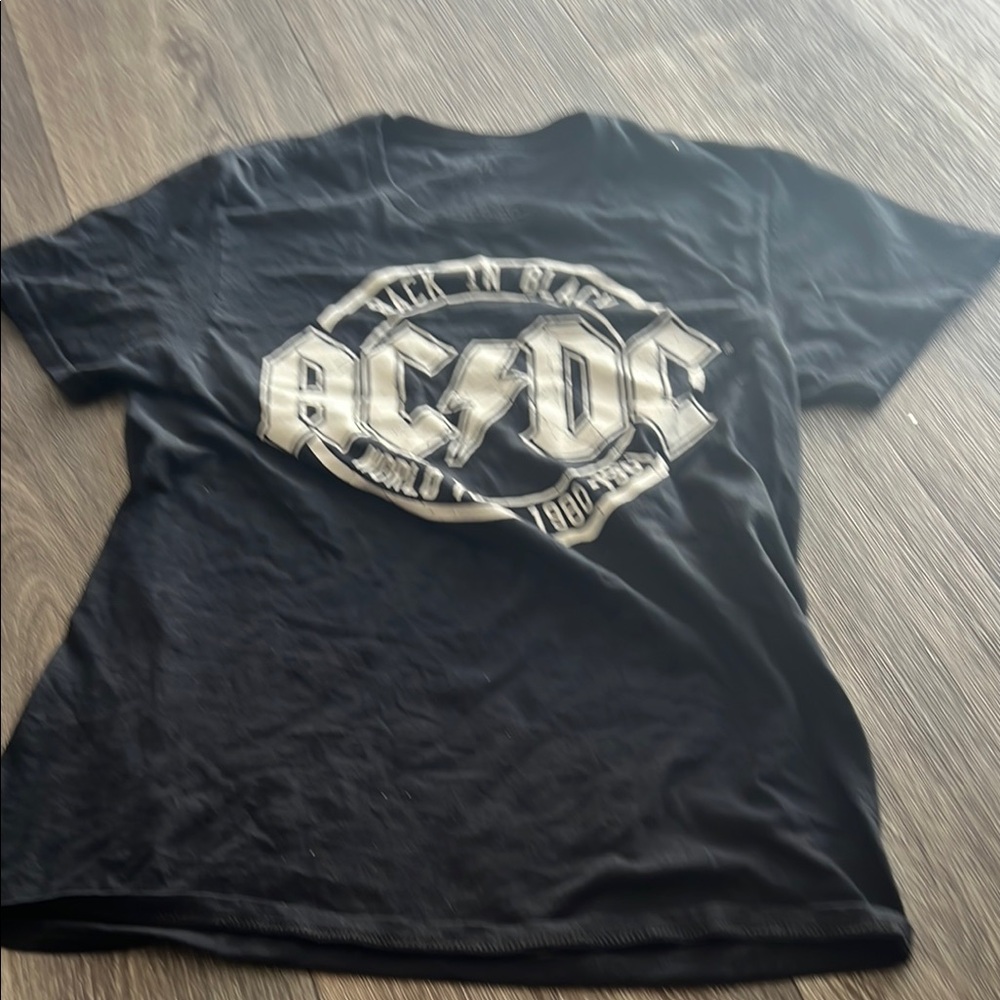 AC/DC Black Graphic T-Shirt